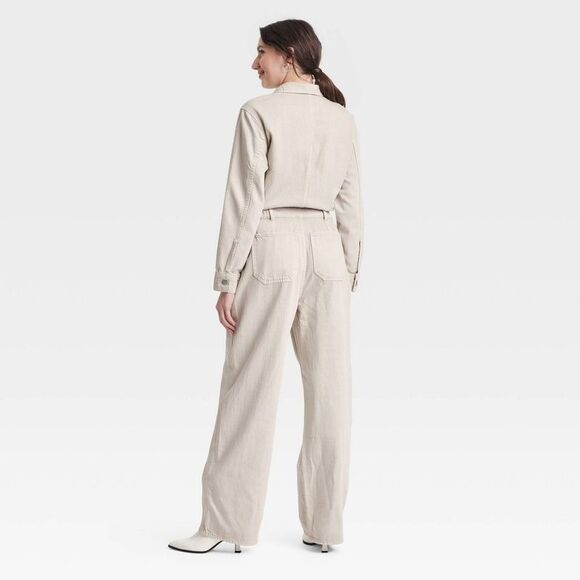 Universal Thread Beige Jumpsuit - Picture 2 of 3